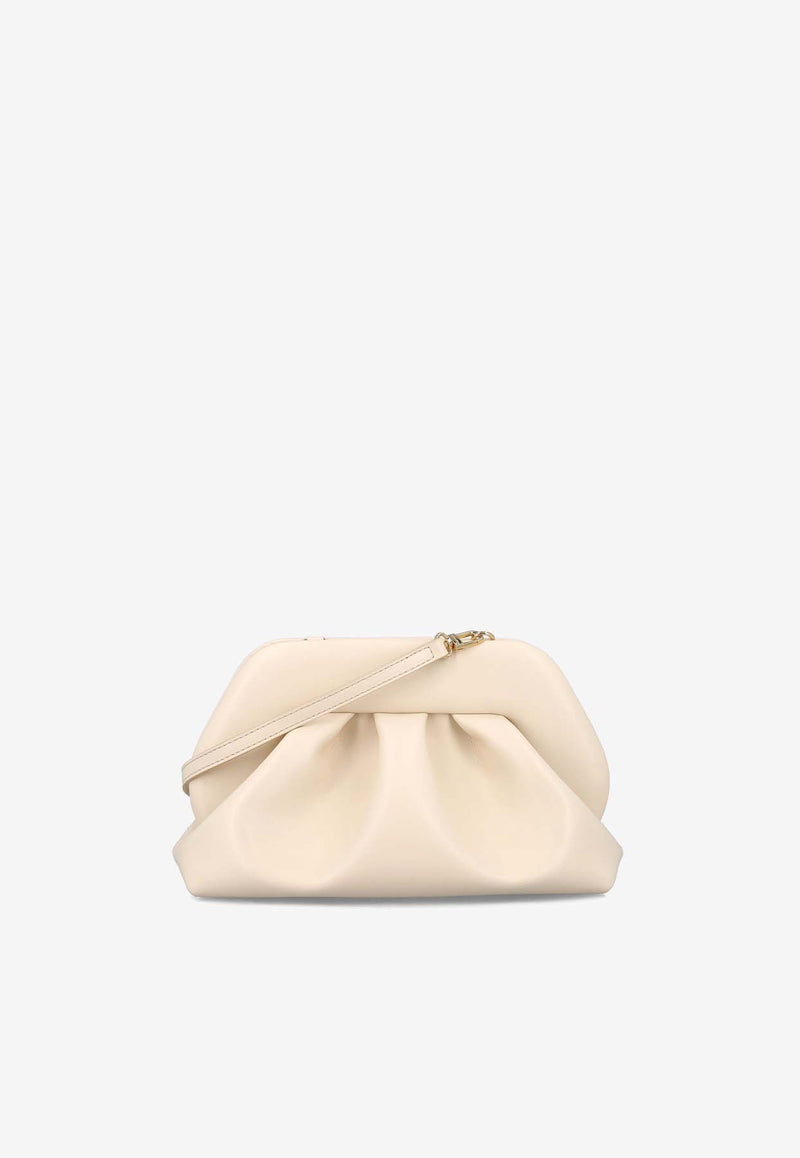 Themoirè Tia Faux Leather Clutch Bag Beige TMCOTN_81