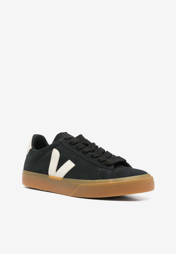 Veja Campo Bold Suede Low-Top Sneakers Black CP0303692A_BLACK/PIERRE