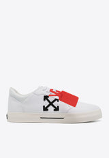 Off-White New Low Vulcanized Leather Sneakers White OMIA293C99FAB002_0110