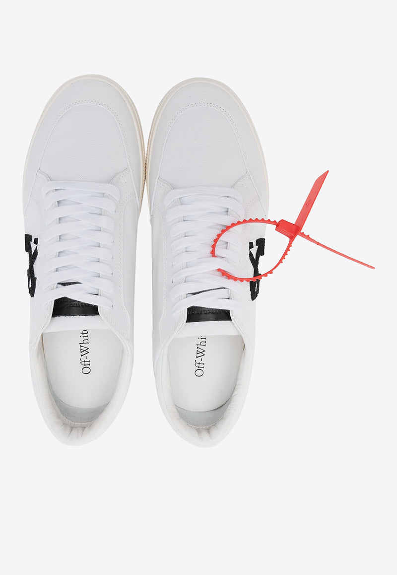 Off-White New Low Vulcanized Leather Sneakers White OMIA293C99FAB002_0110