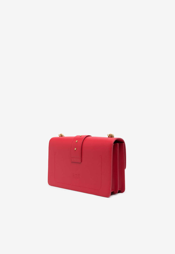 PINKO Classic Love One Simply Shoulder Bag  Red 100053A0F1_R30Q