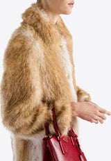 Prada Aspen Faux-Fur Coat Beige PZS024SOOO158L_F0151