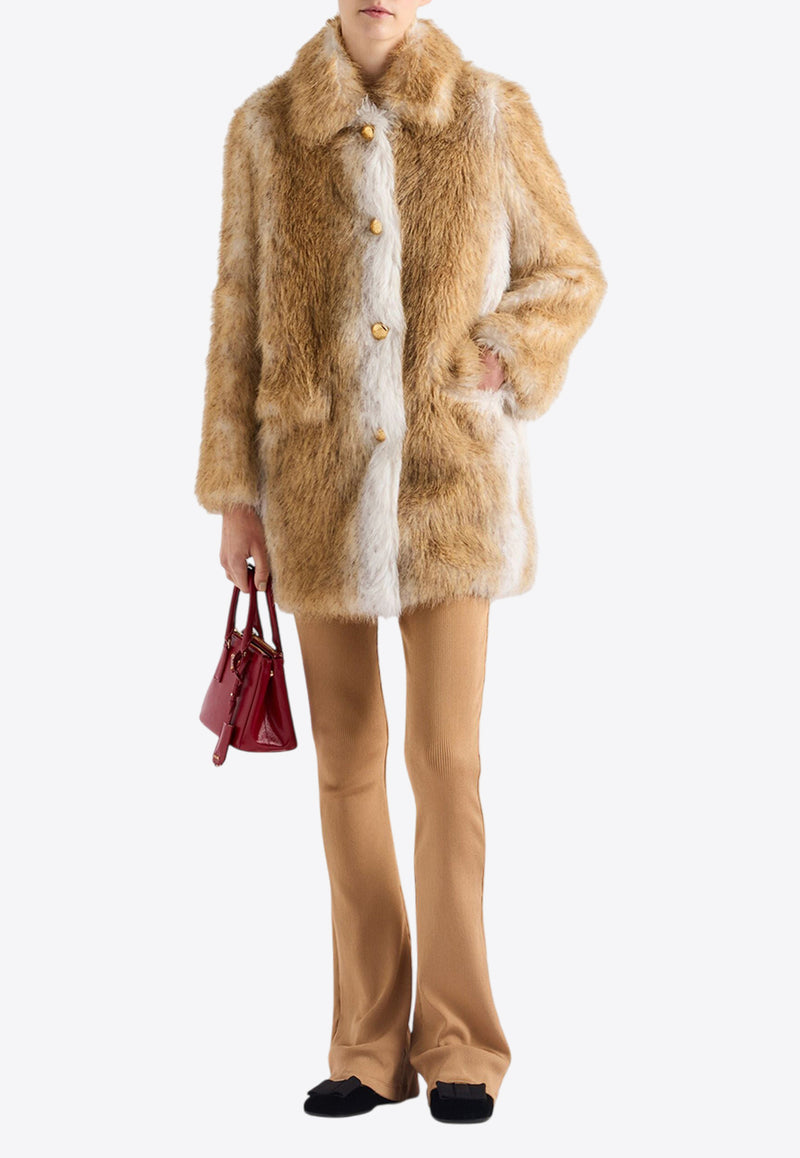 Prada Aspen Faux-Fur Coat Beige PZS024SOOO158L_F0151