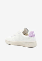 Veja V-90 Leather Low-Top Sneakers White VD2003708A_EXTRA-WHITE/ORCHID