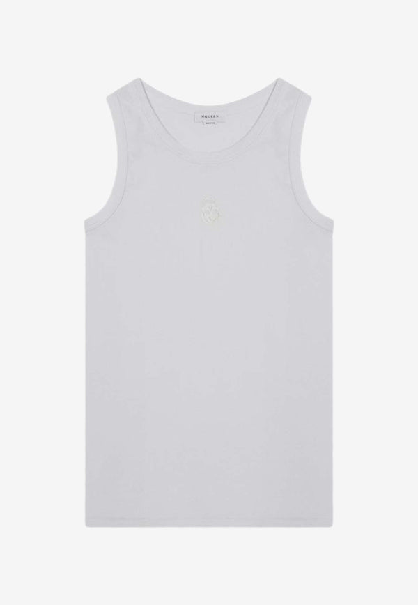 Alexander McQueen Ribbed Crewneck Tank Top 815098QXAA9/Q_ALEXQ-9000