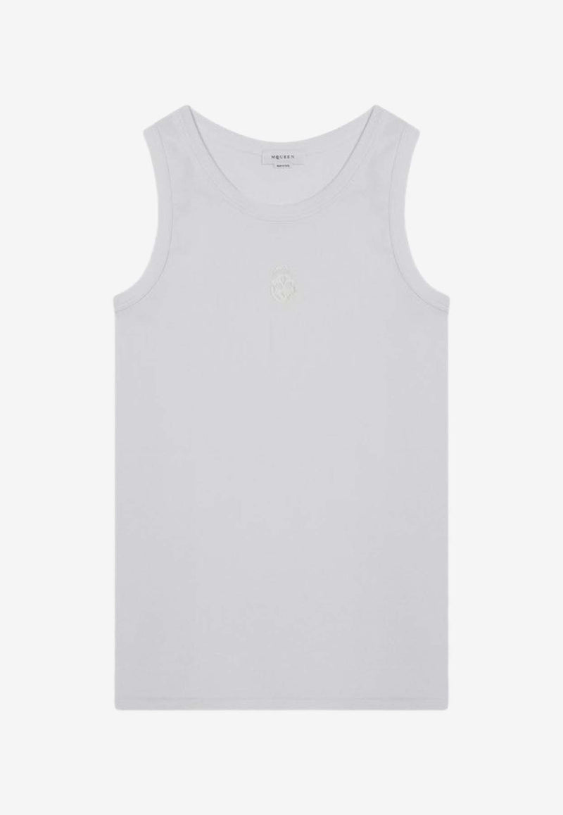 Alexander McQueen Ribbed Crewneck Tank Top 815098QXAA9/Q_ALEXQ-9000