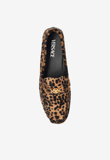 Versace Medusa Leopard Print Loafers Brown 1017845 1A13307-6N30V