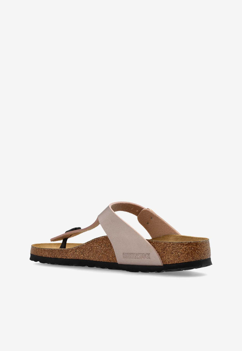 Birkenstock Gizeh Metallic Thong Sandals Pink 1023925 0-COPPER