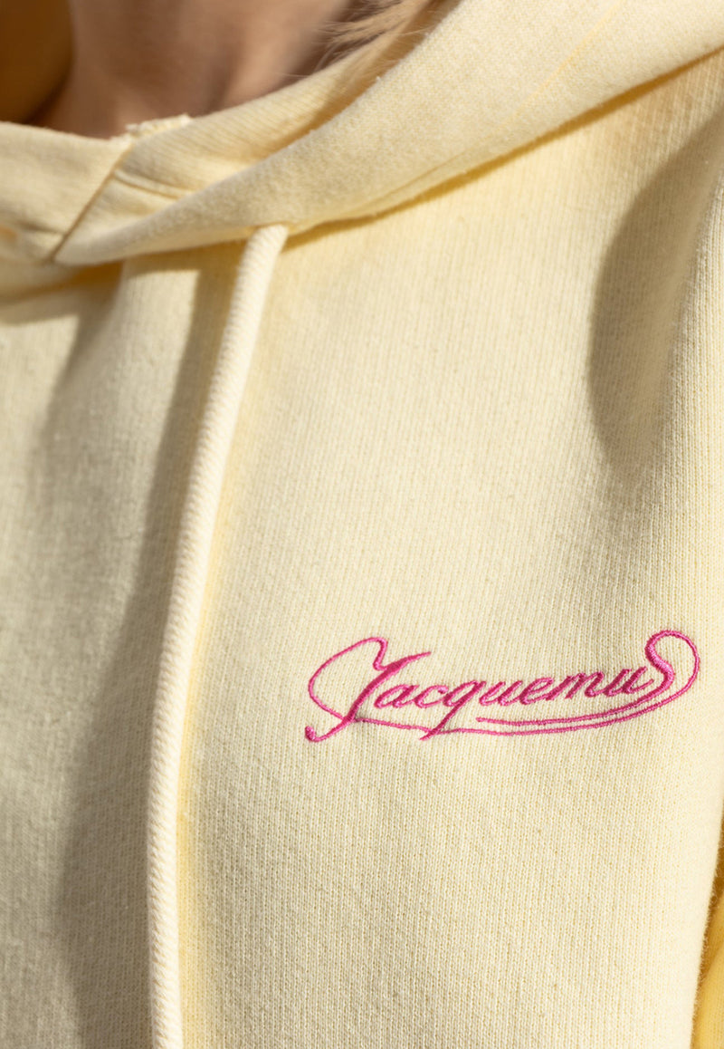 Jacquemus The Corto Hooded Sweatshirt Yellow 251JS217 2465-1IW