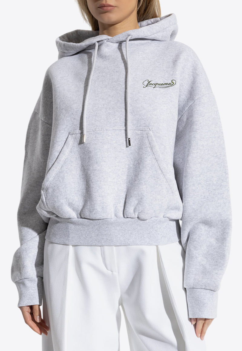 Jacquemus The Corto Hooded Sweatshirt Gray 251JS217 2465-9CN