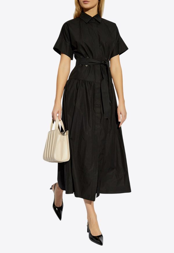 Max Mara Agoraio Midi Shirt Dress Black AGORAIO 2511221062-003