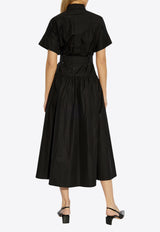 Max Mara Agoraio Midi Shirt Dress Black AGORAIO 2511221062-003