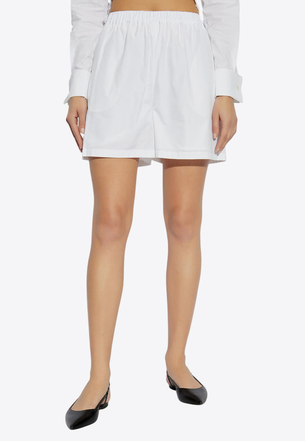 Max Mara Antiope Elasticated Mini Shorts White ANTIOPE 2511141022-001