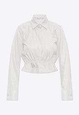 Max Mara Falster Cropped Shirt White FALSTER 2511111072-001