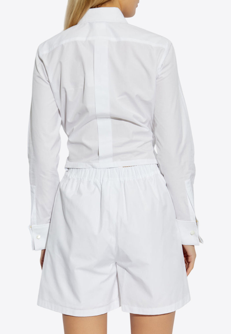 Max Mara Falster Cropped Shirt White FALSTER 2511111072-001