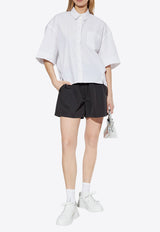 Kenzo Oversized Short-Sleeved Shirt White FF52CH258 9LB-01