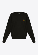 Kenzo Boke Flower Patch Sweatshirt Black FF52SW187 4MF-99J