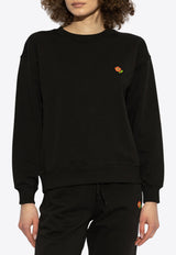 Kenzo Boke Flower Patch Sweatshirt Black FF52SW187 4MF-99J