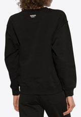 Kenzo Boke Flower Patch Sweatshirt Black FF52SW187 4MF-99J