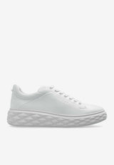 Jimmy Choo Diamond Leather Low-Top Sneakers White DIAMOND MAXI M II RXN-V WHITE WHITE