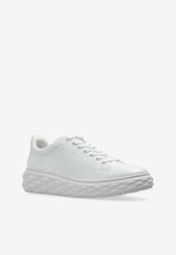 Jimmy Choo Diamond Leather Low-Top Sneakers White DIAMOND MAXI M II RXN-V WHITE WHITE