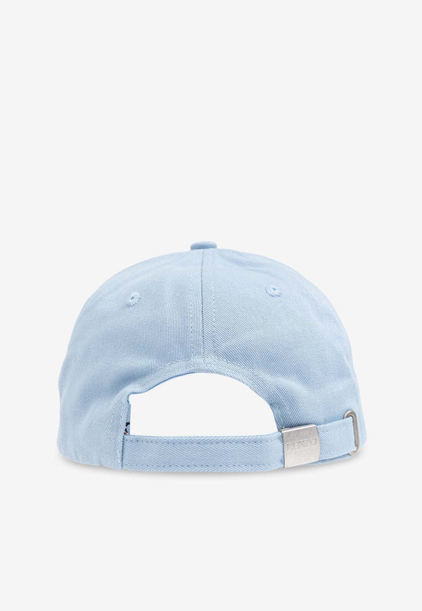 Kenzo Logo Tag Embroidered Baseball Cap Light Blue FE58AC711 F32-63