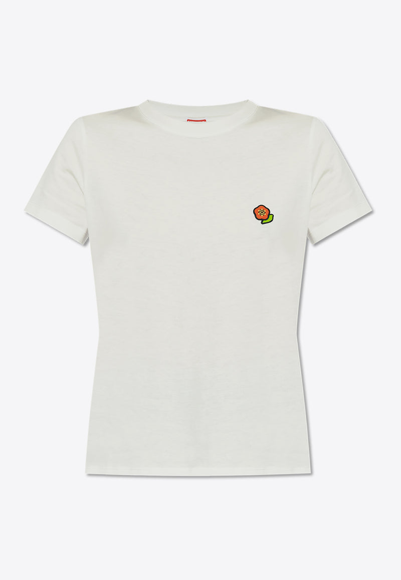 Kenzo Pop Embroidered T-shirt White FF52TS167 4SO-02