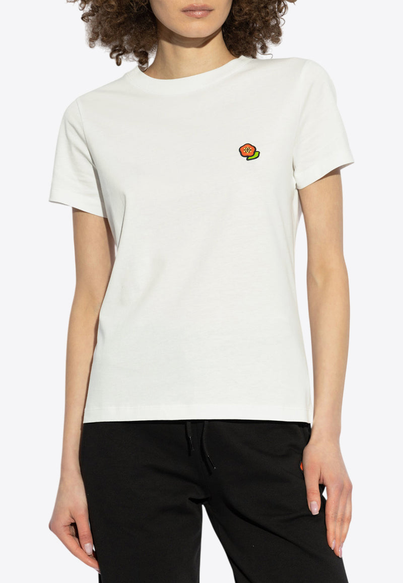 Kenzo Pop Embroidered T-shirt White FF52TS167 4SO-02