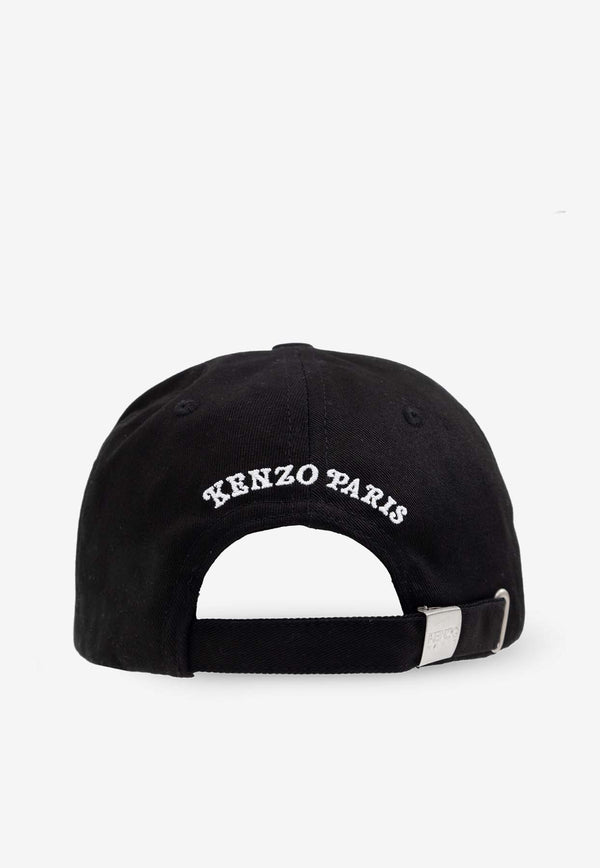 Kenzo Tiger Embroidered Baseball Cap Black FF58AC531 F48-99