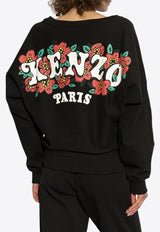 Kenzo Verdy Market Print Sweatshirt Black FF52SW170 4MT-99J