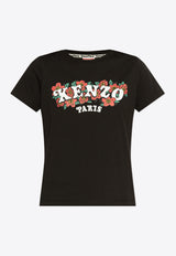 Kenzo Verdy Market Print T-shirt Black FF52TS149 4SO-99J