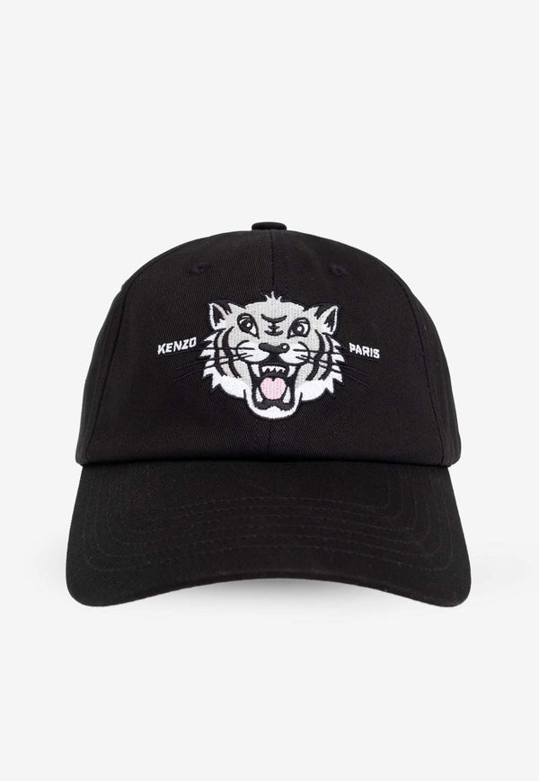 Kenzo Happy Tiger Varsity Baseball Cap Black FF58AC621 F46-99