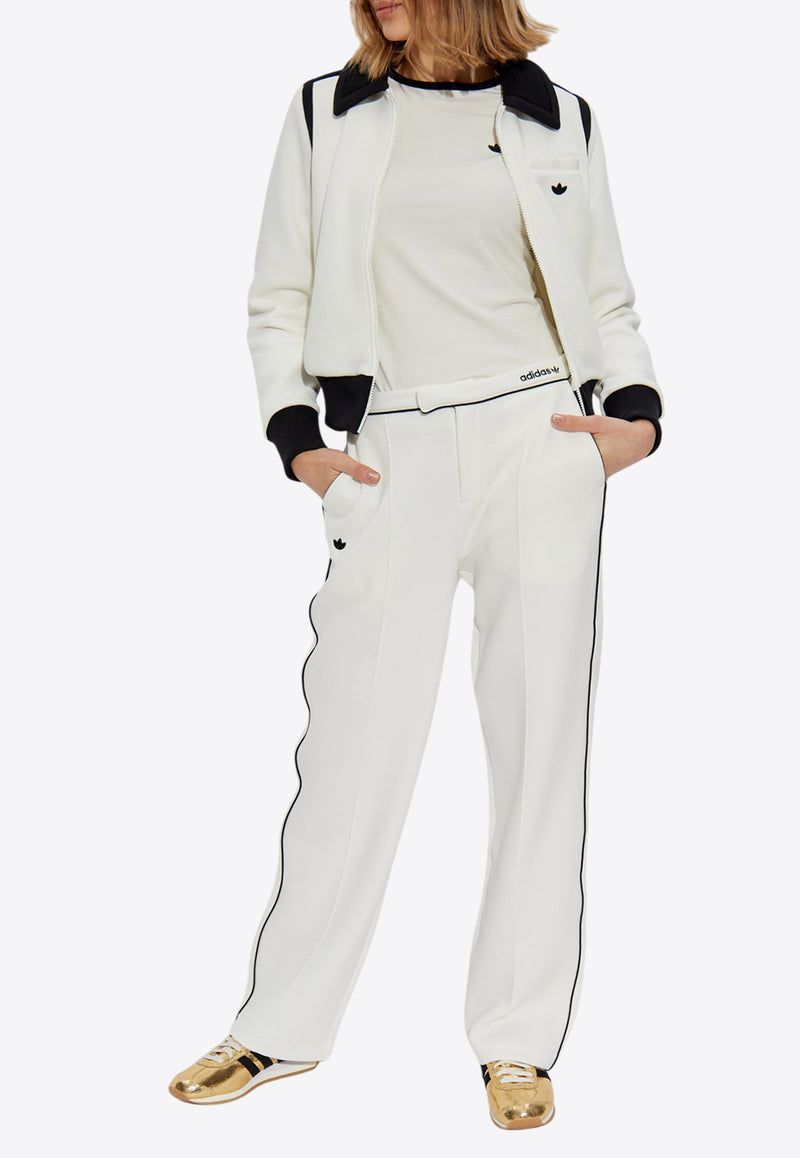 Adidas Originals Straight-Leg Track Pants White JD5471 0-OWHITE