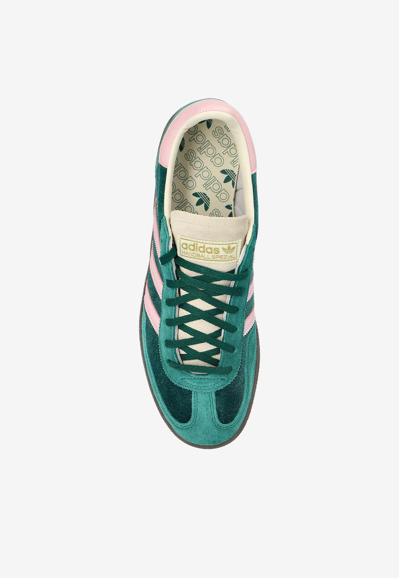 Adidas Originals Handball Spezial Low-Top Sneakers Green JI2648 M-CGREEN CLPINK CREWHT