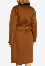 Max Mara Melinda Cashmere Coat Brown MELINDA 2511011101-029