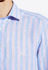 Etro Striped Long-Sleeved Shirt Light Blue MRIB0002 99TR336-S9880