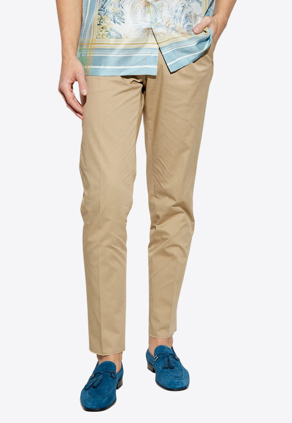 Etro Straight-Leg Chino Pants Beige MREA0029 99TUEA6-M0528