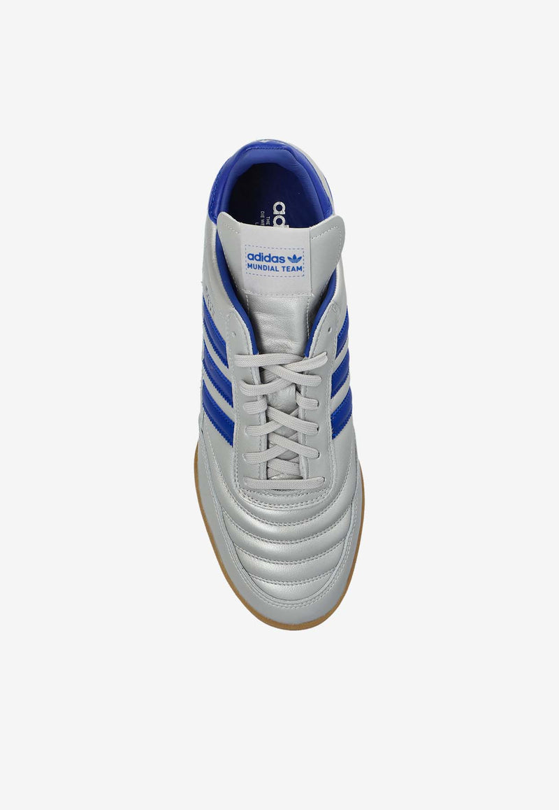 Adidas Originals Mundial Team Low-Top Sneakers Silver JI3512 0-SILVMT ROYBLU GUM3