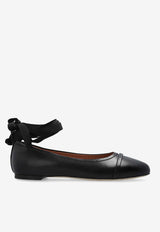 Malone Souliers Sabina Leather Ballet Flats Black SABINA 5-4 0-BLACK BLACK BLACK