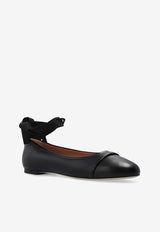 Malone Souliers Sabina Leather Ballet Flats Black SABINA 5-4 0-BLACK BLACK BLACK