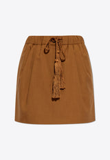 Max Mara Tabarin Mini Skirt Brown TABARIN 2511101031-014