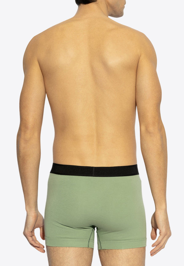 Tom Ford Logo Jacquard Stretch Boxers Green T4LC31040 0-332