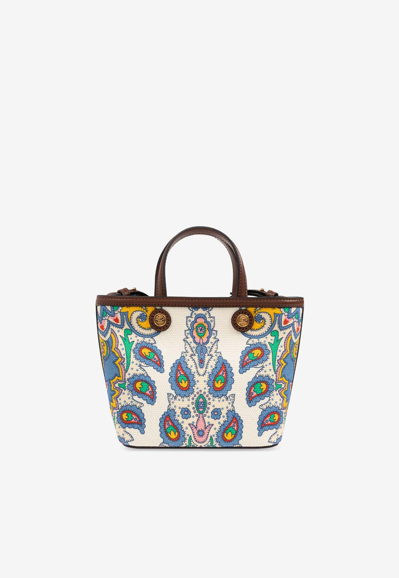 Etro Mini Essential Paisley Print Tote Bag Multicolor WP1D0043 AK562-X0800