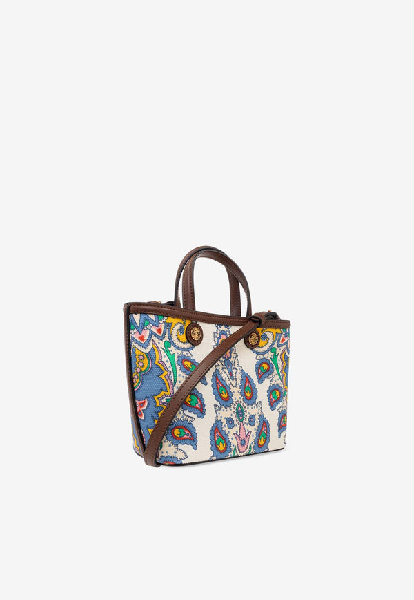 Etro Mini Essential Paisley Print Tote Bag Multicolor WP1D0043 AK562-X0800