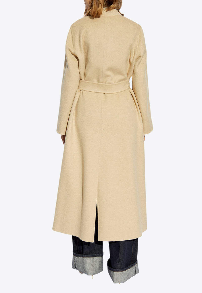 Max Mara Vezzoso Long Wool Coat Beige VEZZOSO 2511011071-002