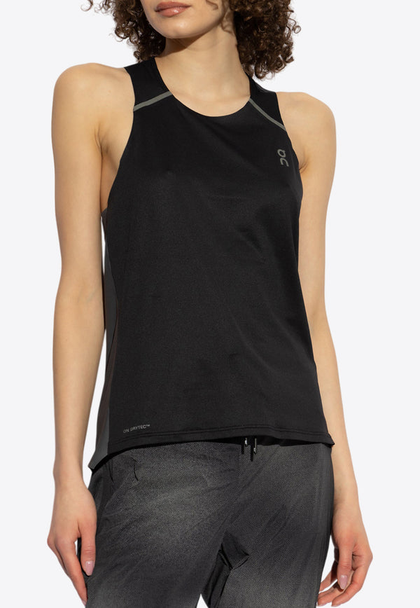 On Running Logo Sleeveless Top Black 1WE1030 0-0106 BLACK ECLIPSE