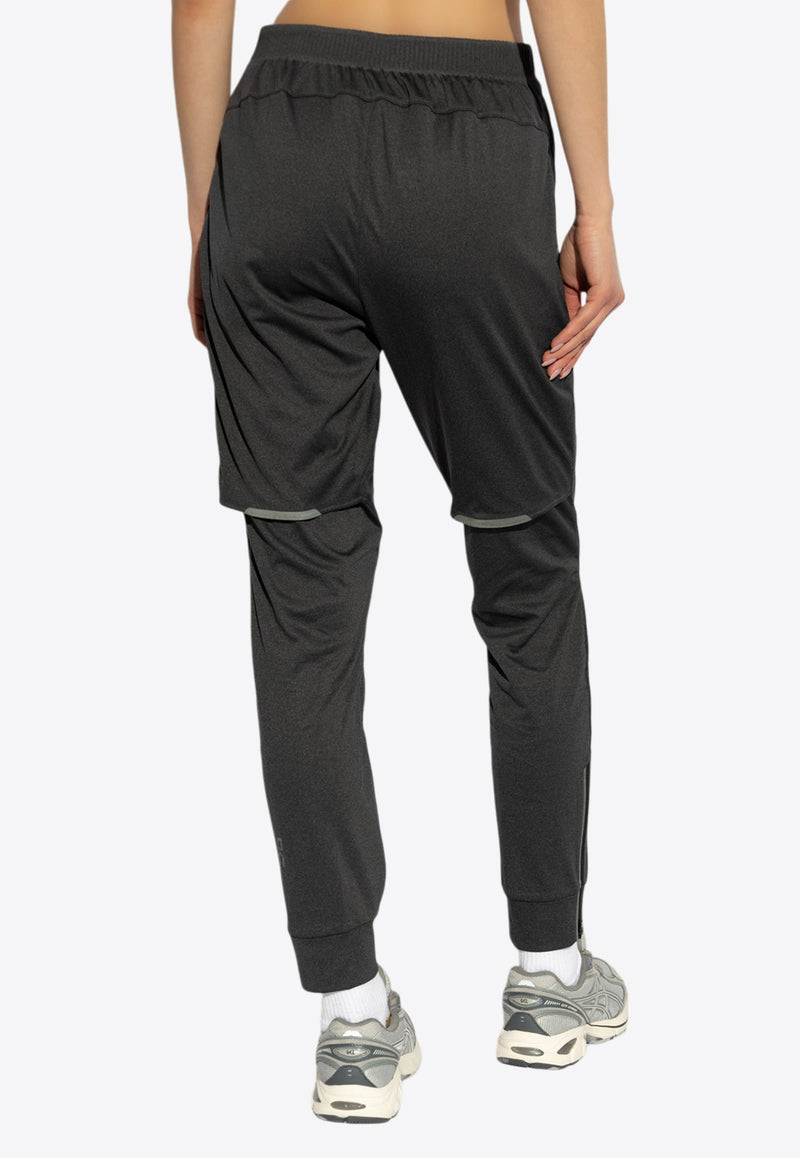 On Running Logo Print Track Pants Black 1WE3023 0-0553 BLACK