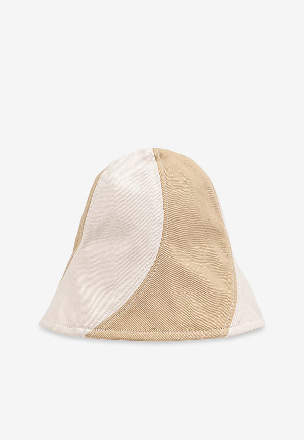 Jacquemus Le Bob Gelato Paneled Bucket Hat Beige 255AC714 5012-15C