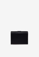 Salvatore Ferragamo Hug Compact Two-Tone Wallet Black 220633 151 770850-NERO