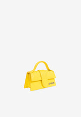 Jacquemus Le Bambino Ostrich-Embossed Leather Handbag Yellow 213BA006 3234-250